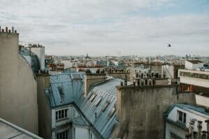 Fenêtre de toit Paris 02 un matin d'hiver